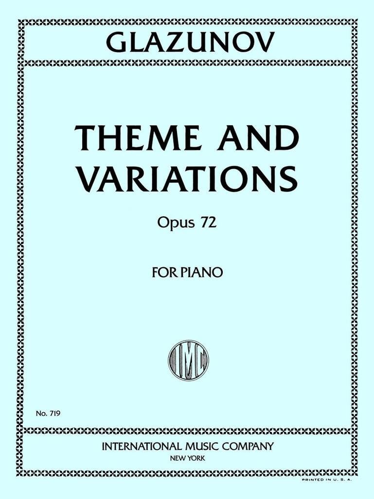Theme And Variations Op 72